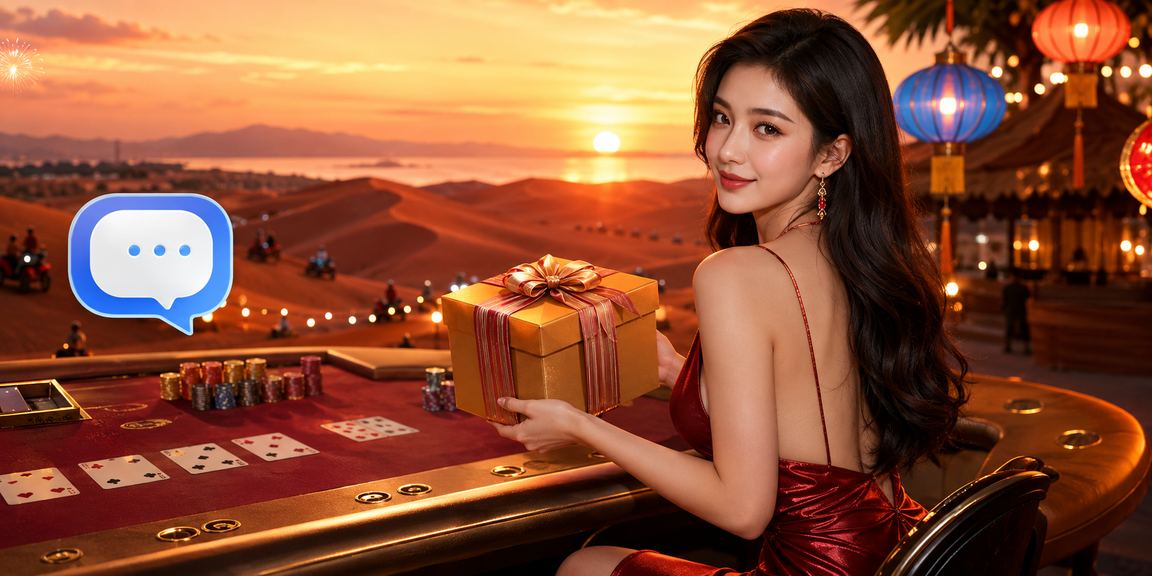 Cảnh lễ hội baccarat ở Mũi Né