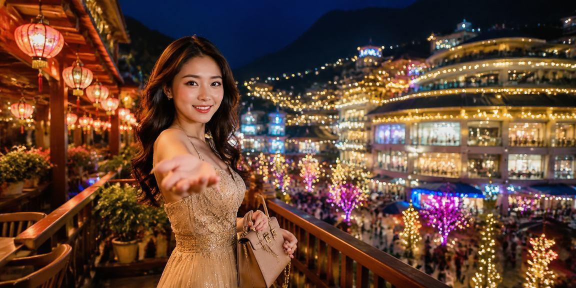 Người chơi xổ số tại chợ đêm Sa Pa